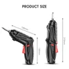 2PC 47PC Cordless Electric Screwdriver Rechargeable Lithium Battery Mini Drill 3.6V Power Tools Set Household Maintenance Repair 5