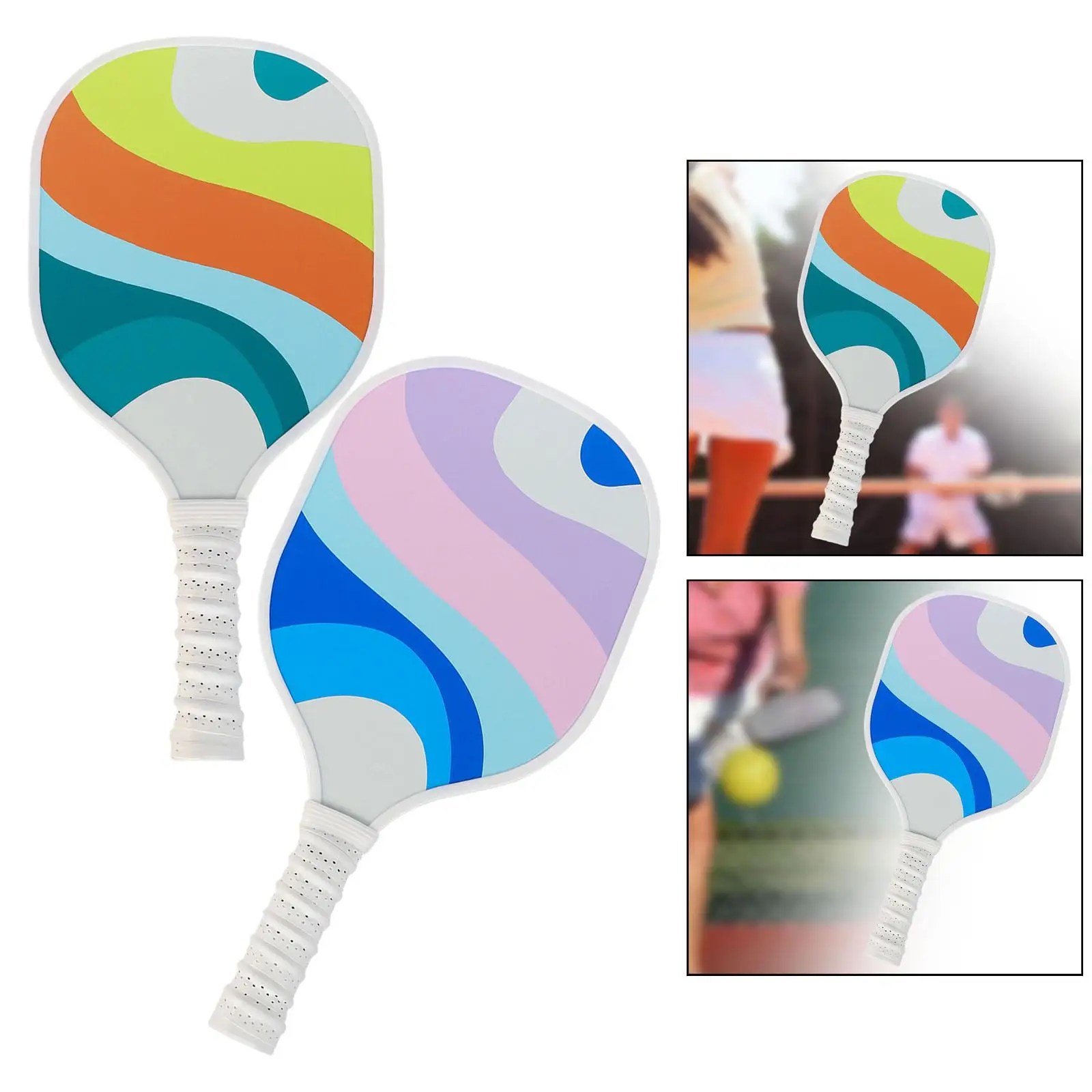 Pickleball Paddle 9 Layer Poplar Wooden for School Sports Training Beginners