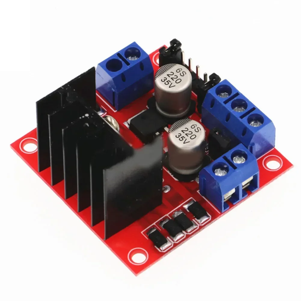 L298N 모터 드라이버 보드 모듈 로봇 자동차 용 DC 스테퍼 모터 컨트롤러 5V H 브리지 드라이브 25W 전원 공급 장치