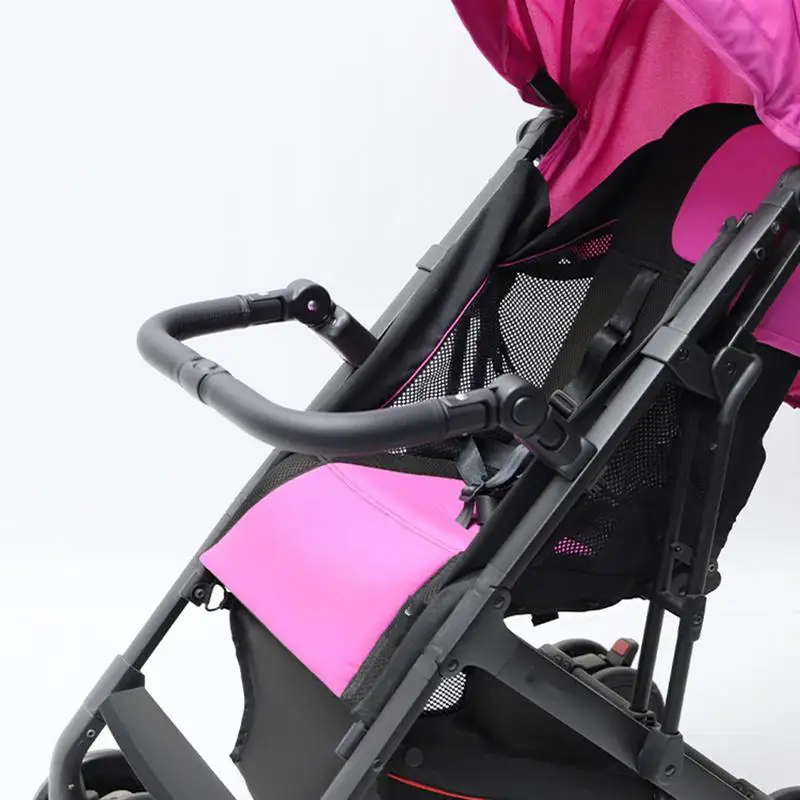 Stroller Bumper Bar Adjustable Angle Replacement Armrest Detachable Stroller Bar Handlebar Crossbar Stroller Accessory