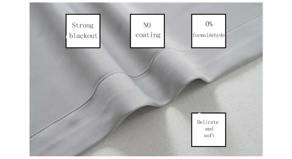 Modern Blackout Curtains for Living Room and Bedroom