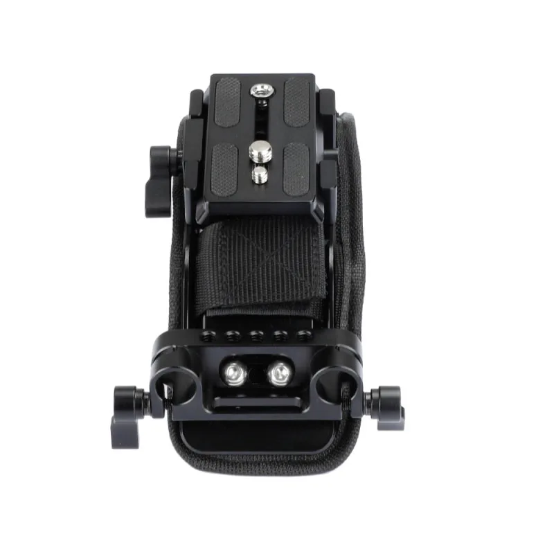 Shoulder Mount With Manfrotto Quick Release Plate Assembly & 15mm Dual Rod Clamp