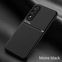 Rugged Protective Phone Case with Built - in Magnetic Car Holder for OnePlus Nord CE5 (Black)