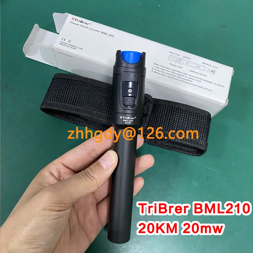 TriBrer BML210  20mw  VFL Fiber Optic Visual Fault Detector Pen  20MW  Visual Fault Locator Original Free Shipping free shipping vml 1 leak detector r410a r32 refrigerant snow refrigerator air conditioner halogen detector