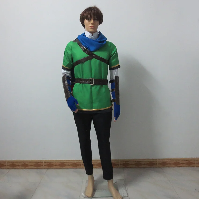 Zelda Skyward Sword Link Uniform Cosplay Costume Halloween Festa Di Natale Cos Su Misura Di Qualsiasi Dimensione