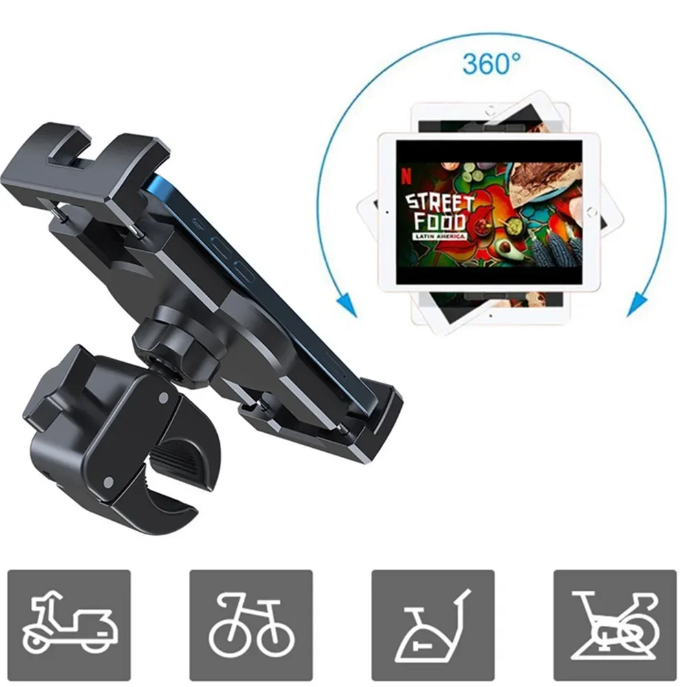 Handlebar Tablet Clamp Mount for 4.7 to 13 inch Motorcycle Bicycle Scooter Clip Phone Holder for iPad 12.9 S8 S7 Fe Plus Stand tablet stand,tablet holder,mobile phone holder,ipad laptop holder