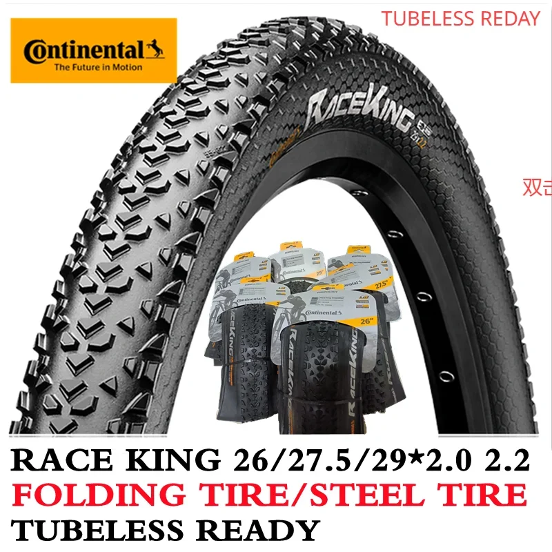 Pneu Vtt 26x2.00 Continental Race King Tubeless Ready Shieldwall Noir 50 559