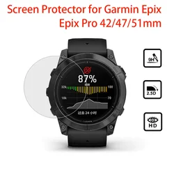 Premium Tempered Glass Screen Protectors - 2 Pack, 9H Hardness, HD Clarity - Epix Pro 47mm