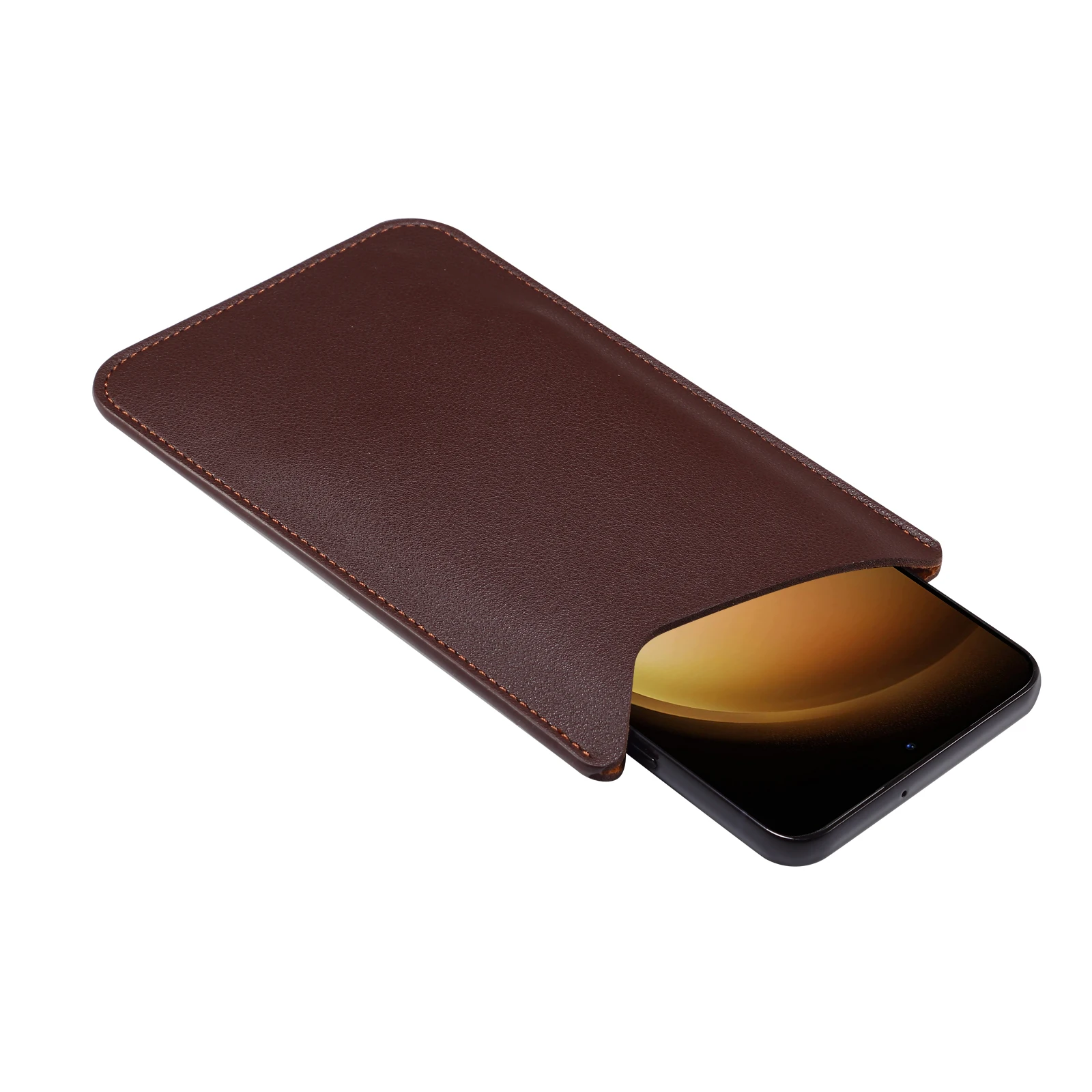 Leather Sleeve Phone Case Cover Bag