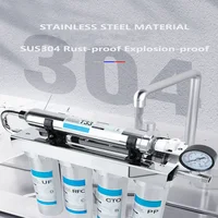 เครื่องกรองน้ําอัลตร้าฟิลเตรชันในครัวเรือนพร้อมแตะสแตนเลสเครื่องดื่มโดยตรงเครื่องกรองน้ําระบบกรองน้ํา 3