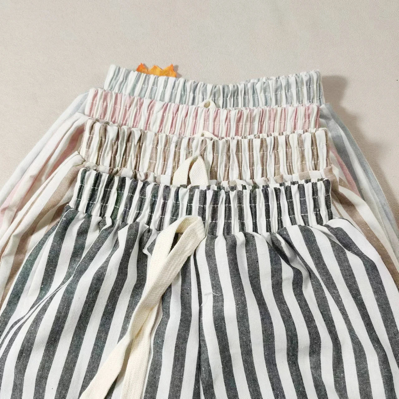 Children's Shorts Children's Pants Single Item Pants Pure Cotton Boys Casual Pants Girls Shorts Baby Jackets Pants British Style 2