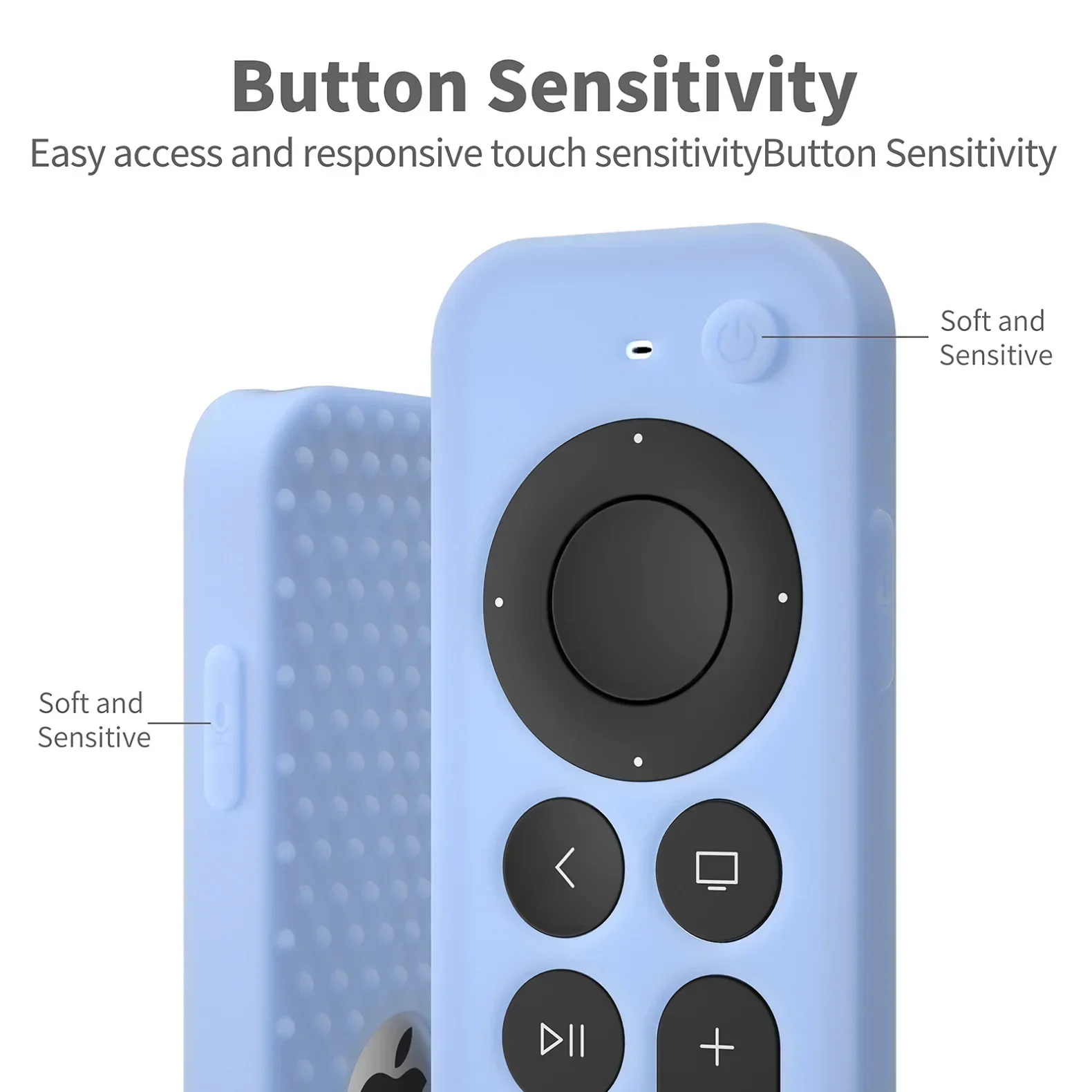 Silicone Cover For Apple TVRemote (2nd Gen) 2021 Remote Controlcontrol Protective Case For TV 4K apple tv 3