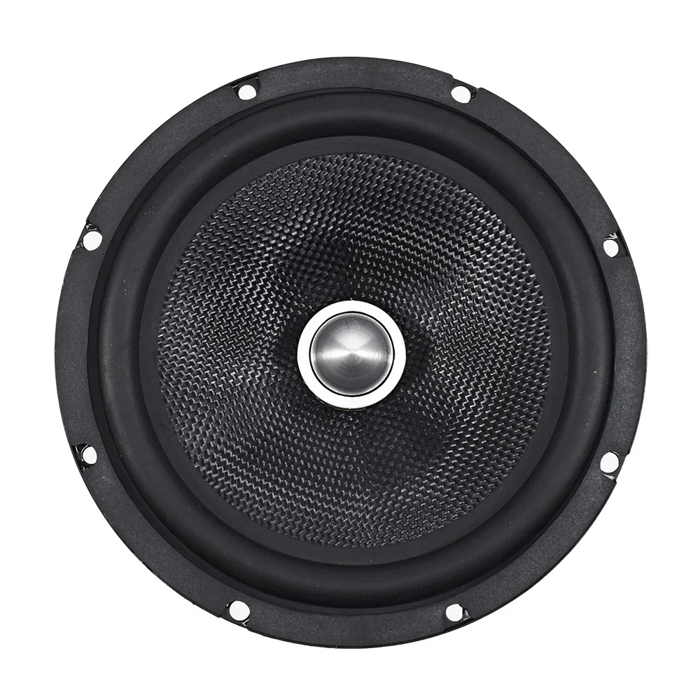 Creadvent 6.5 Inch Midrange Bass Speaker 4/8ohm 30/40W Braided Sound Cone Woofer DIY Home Theater HiFi Audio Bullet Loudspeaker