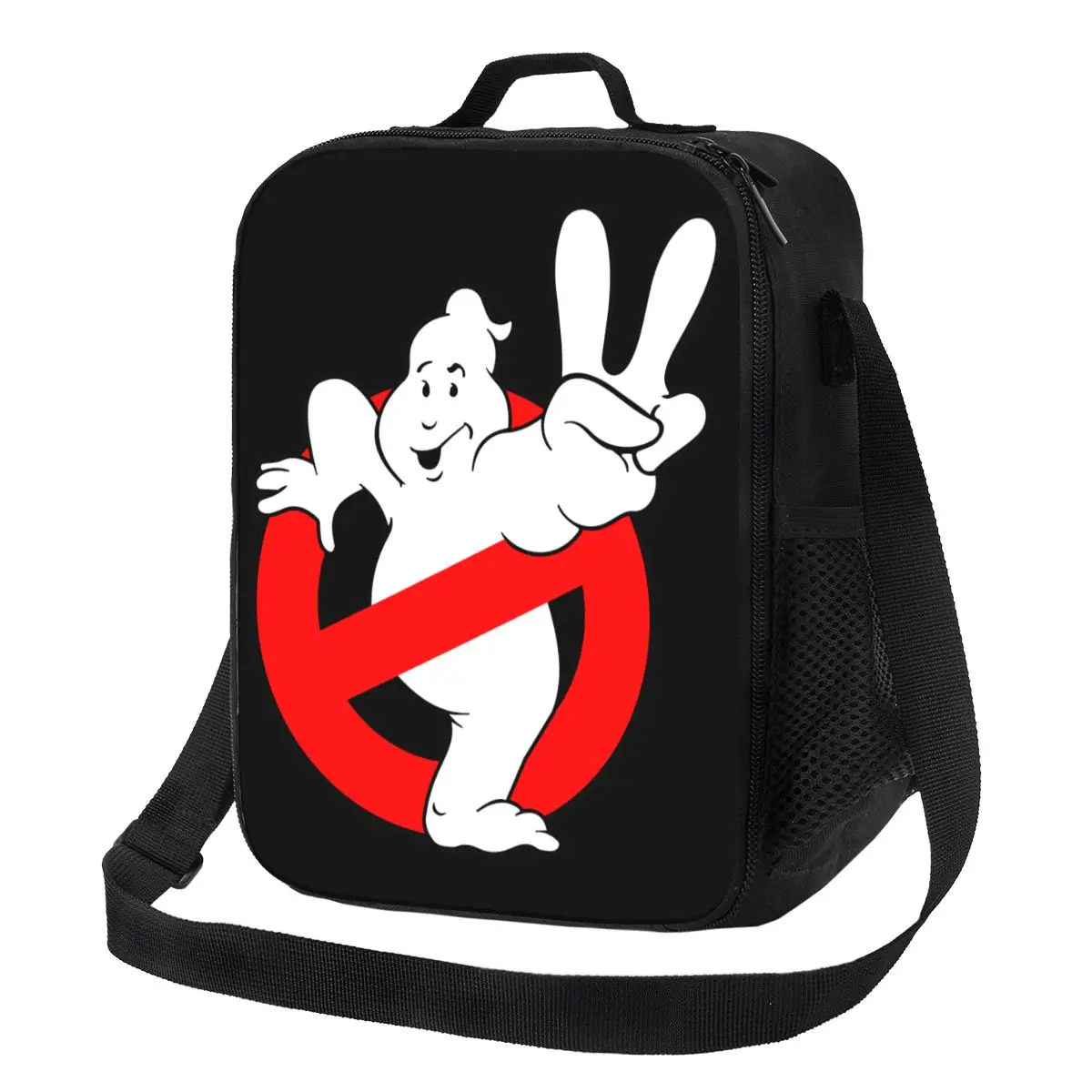 

Ghost Buster Insulated Lunch Bag for Women Supernatural Comedy Film Cooler Thermal Lunch Tote Beach Camping Travel