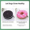 Dog Chewing Toy Simulation Biscuit Cake Anti Bite Latex Plaything Grinding Teeth Cleaning Interactive Training Toys Pet Supplies 2