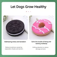 Dog Chewing Toy Simulation Biscuit Cake Anti Bite Latex Plaything Grinding Teeth Cleaning Interactive Training Toys Pet Supplies 2