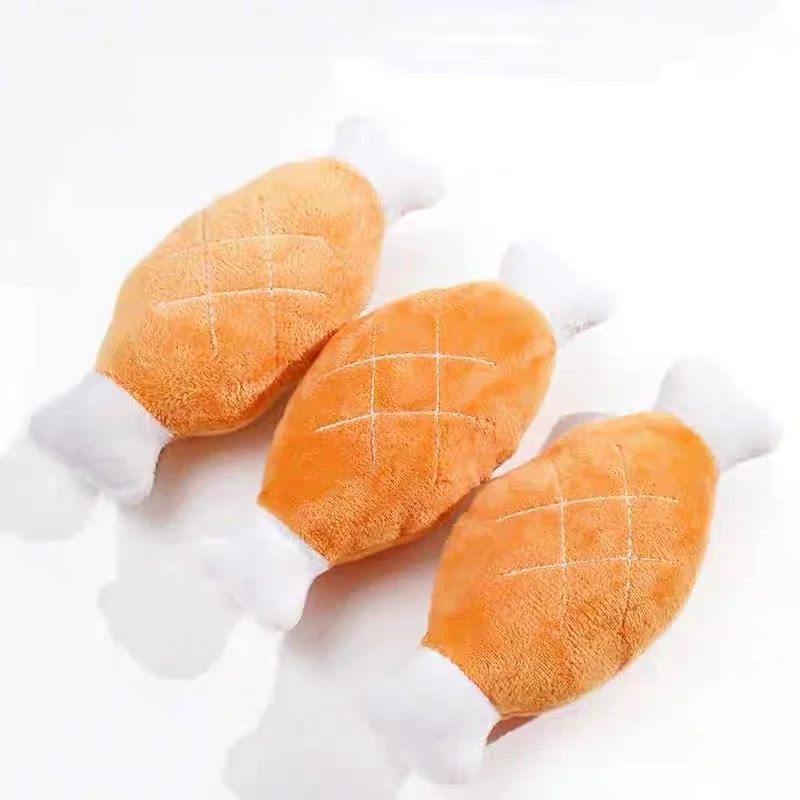 Interactive Plush Bone Toy For Dogs Vocalizing Bite Resistant_voghion.com