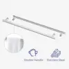 Shower Doors 56-60" W X 72" H Semi Frame Double Sliding Bathroom Glass Shower Door,  SGCC Tempered Glass, Chrome Finish 5