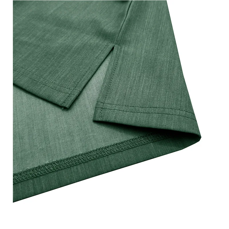 Stilvolle Herren-Poloshirts im Stretch-Denim-Look, schwarze Slim-Fit-Oberteile mit kontrastierendem Kragen und Taschen, ideal für lässige Frühlings- und Sommerkleidung – Detail 37