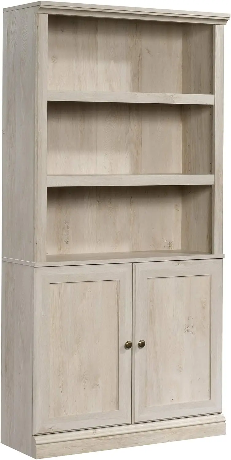 

Sauder Miscellaneous Storage Bookcase/ Book Shelf With Doors, Chalked Chestnut finish