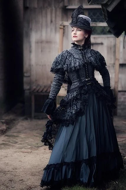 Renaissance Faire Marie Antoinette Georgian 18th Century Ball Gown Dark  Fantasy Gothic Girl Costume - Victorian Choice