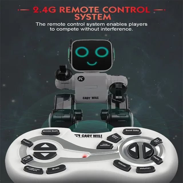 RC Vector robot JJR/C R4 CADY WILE 2.4G Intelligent Remote Control Advisor Coin Bank Smart Robot Money Coin Piggy Bank Kids toys 5