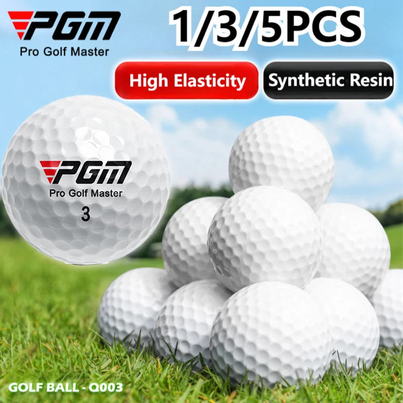 Golf Practice Ball 1/3/5pcs High-Quality 3 Layer Ball for Competition Sports 42.6mm Professional High Elastic Rubber Golf Ball