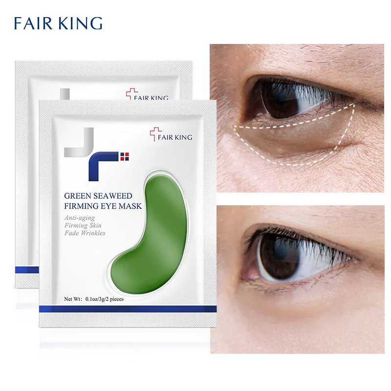 

2 Pairs Seaweed Red Ginseng Firming Eye Mask Anti-aging Eye Patches Repair Eye Mask Patch Remove Dark Circle Eyelid Patch