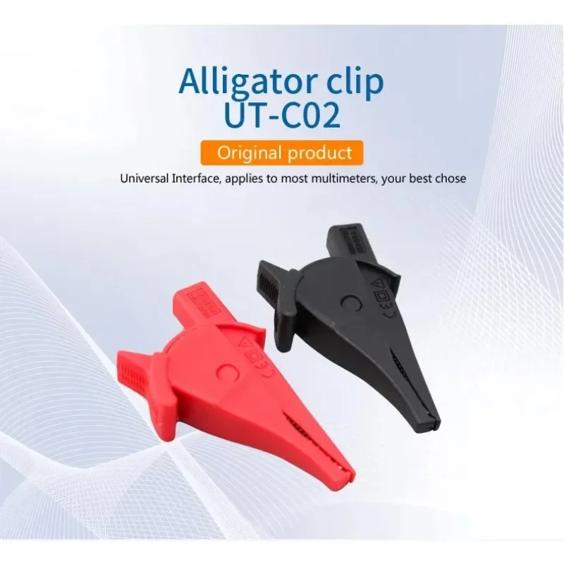 

UNI-T UT-C02A Alligator clip banana interface straight plug applies to most test multimeters accessories