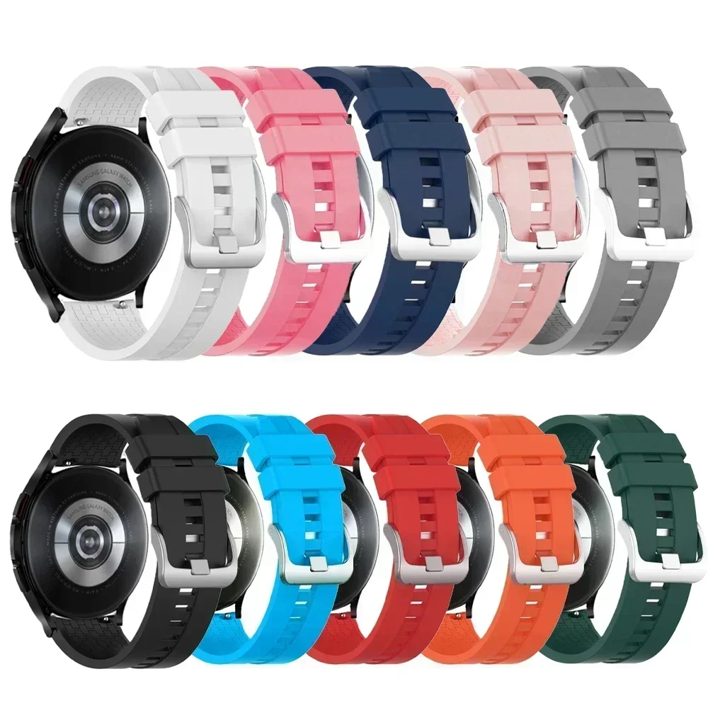 Silicone Sport Watch Strap - 22mm Universal Fit