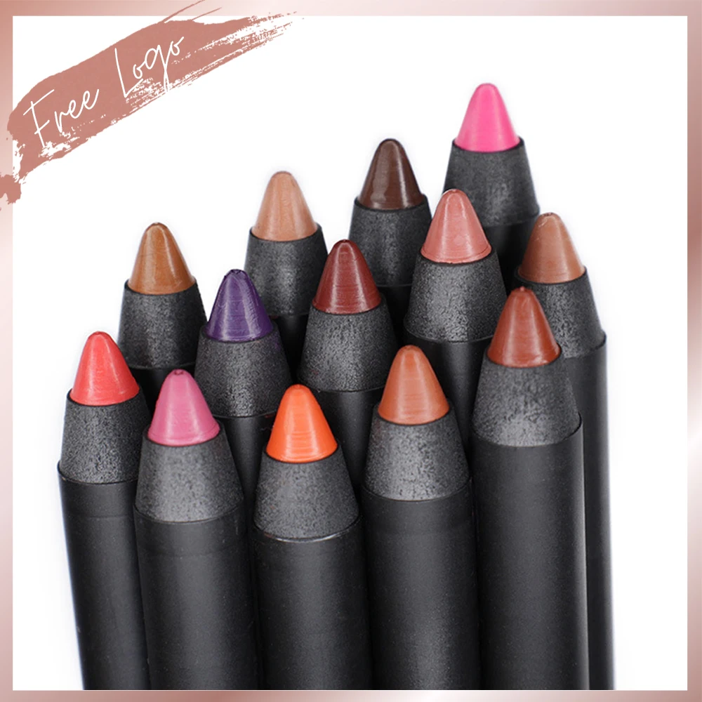 Private Label Wholesale Lip Liner Vegan Creamy Lip Pencil High Pigment