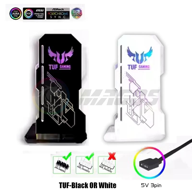 RGB Anime-Themed GPU Holder Jack for 40 Series VGA Bracket