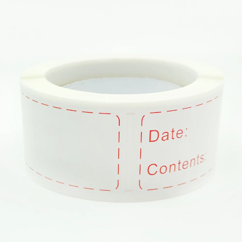 Label Stickers 125PCS Kitchen Date Roll Paper Waterproof Food Storage Removable Sealing Bottles Jars Tag Freezer