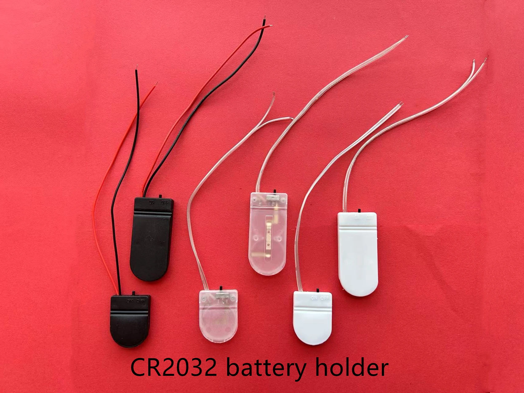 20pcs CR2032 CR2025 Button Coin Cell Battery Socket Holder Case Cover With ON/OFF Switch 3V x2 6V Battery Storage Box