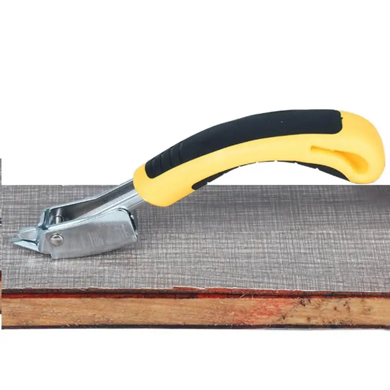 Staple Remover Puller Heavy Duty Upholstery Staple Removing Nails Pulling Tool with Ergonomic Handle for Photo staple remover