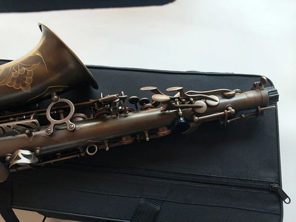 Mark VI Saxophone High Quality Alto Saxophone 95% Copy Instruments Antique copper simulation Brass With Case