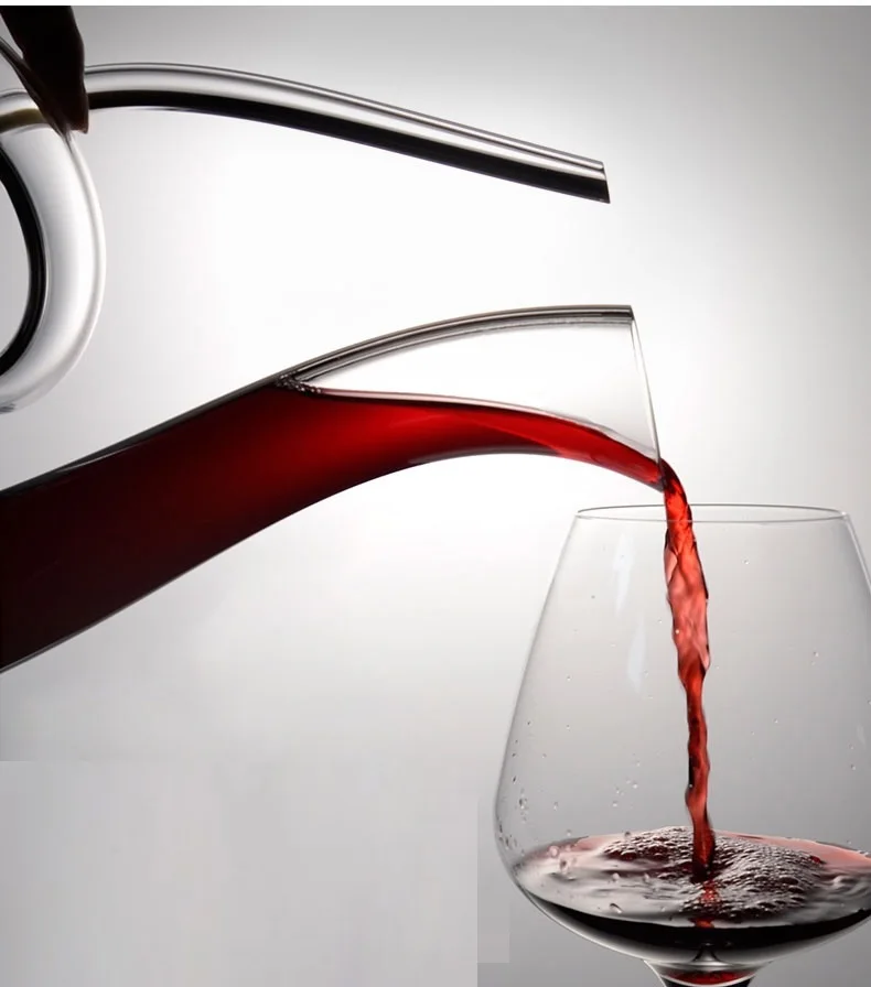 1700ML Wine Decanter Swan Red Wine Decanters Hand Blown Bar Party Carafe Lead-free Fashion Crystal Champagne Aerator Set wine aerator pourer,wine aerator decanter