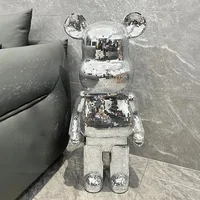 Modern Bear Money Boxes FRP Piggy Bank Savings for Adults Money Organizer Safe To Store Money Creative Decorations Ornaments 2