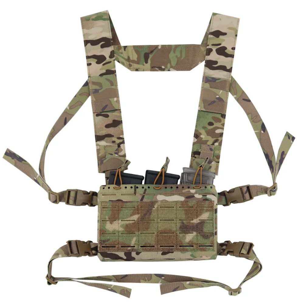 

Tactical Vest MK5 Chest Rig SS Style Micro Fight Chassis Hook Loop Magazine Pouch Molle System Hunting Vest Plate Carrier