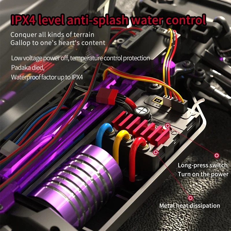 1:16 70Km/h SG216 PRO MAX Brushless Remote Control Drift Car with LED Lights Electric High Speed ​​Racing Remote Control Car Toy 6