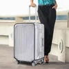 20-30inch Full Transparent Luggage Protector Cover Waterproof Suitcase Protector Cover Dustproof Rolling Luggage Suitcase Cover 2