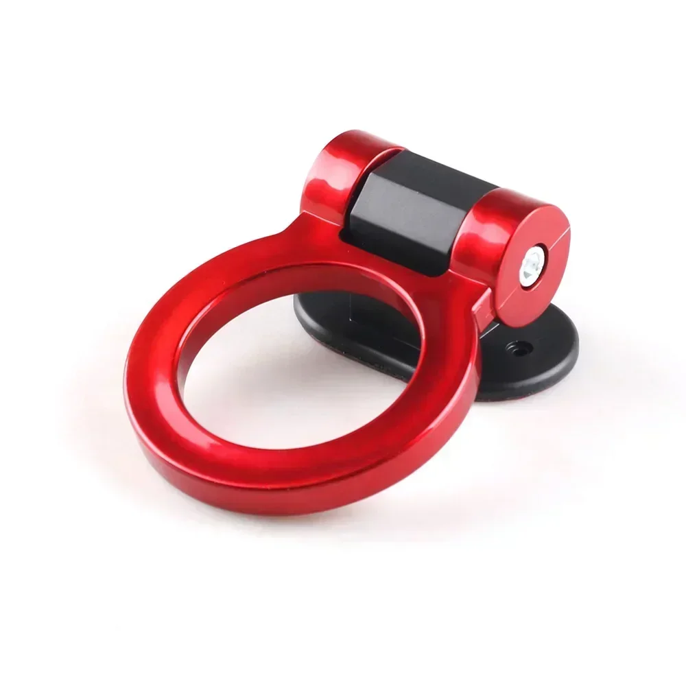Car Rear Front Trailer Simulation Racing Ring Vehicle Towing Hook Styling Trailer Hooks Sticker Decoration ABS Car Accessories