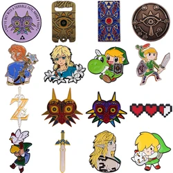 Zelda Anime Pin Lapel Pins for Jeans Cute Men Women's Brooch Badges Brooches for Clothing Enamel Backpack Fashion Jewelry