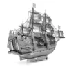 DIY 3D Metal Military ship Puzzle Black Pearl May Flower Destroyer Titanic Ship Assemble Model Jigsaw Kids Toys 2