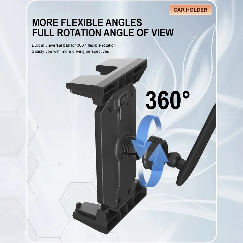 Homhu Foldable Car Tablet Stand - Universal Dashboard & Center Console Holder