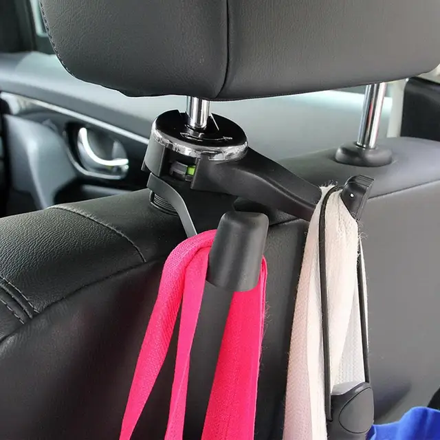 2 In 1 Auto Gadget Auto Zurück Sitz Kleiderbügel Haken Organizer