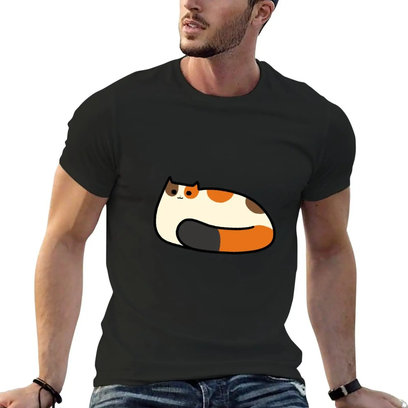 

Cute Calico T-Shirt Short t-shirt plus size tops quick-drying t-shirt t shirt men