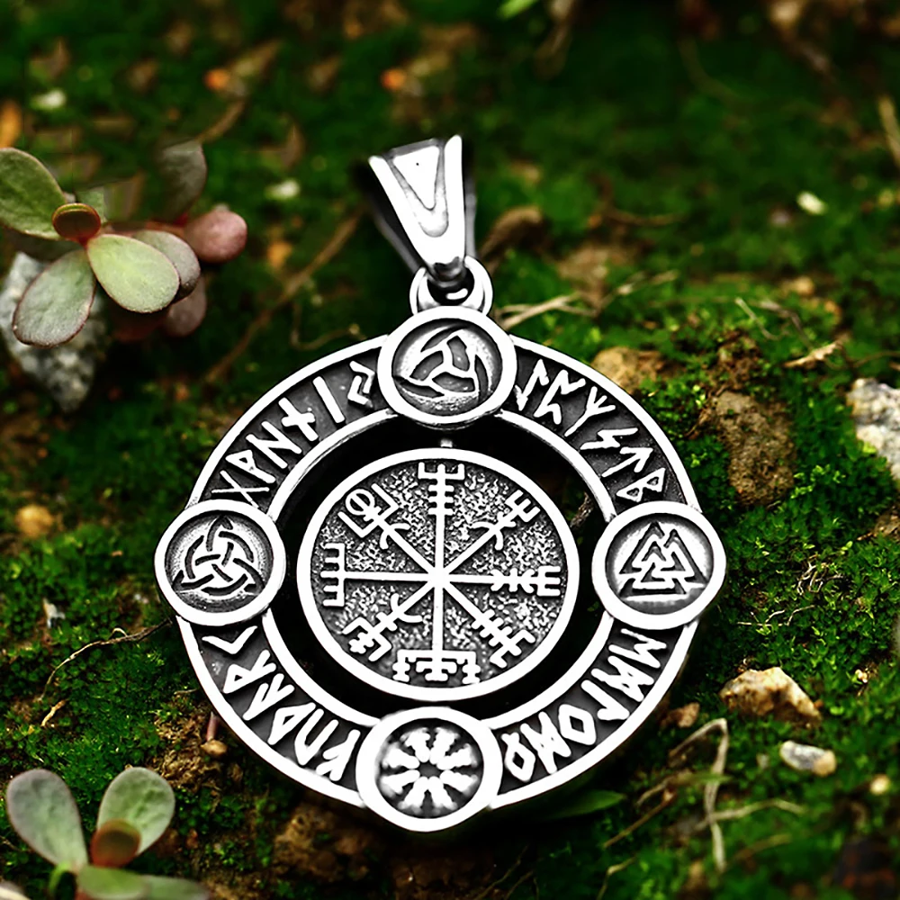 Amuletos Para El Amor Collar Vikingo De Acero Inoxidable - Símbolo De Paz  Nórdico, Regalo Para Hombres Y Mujeres Collar Hippie Hombre, image size:1000x1000