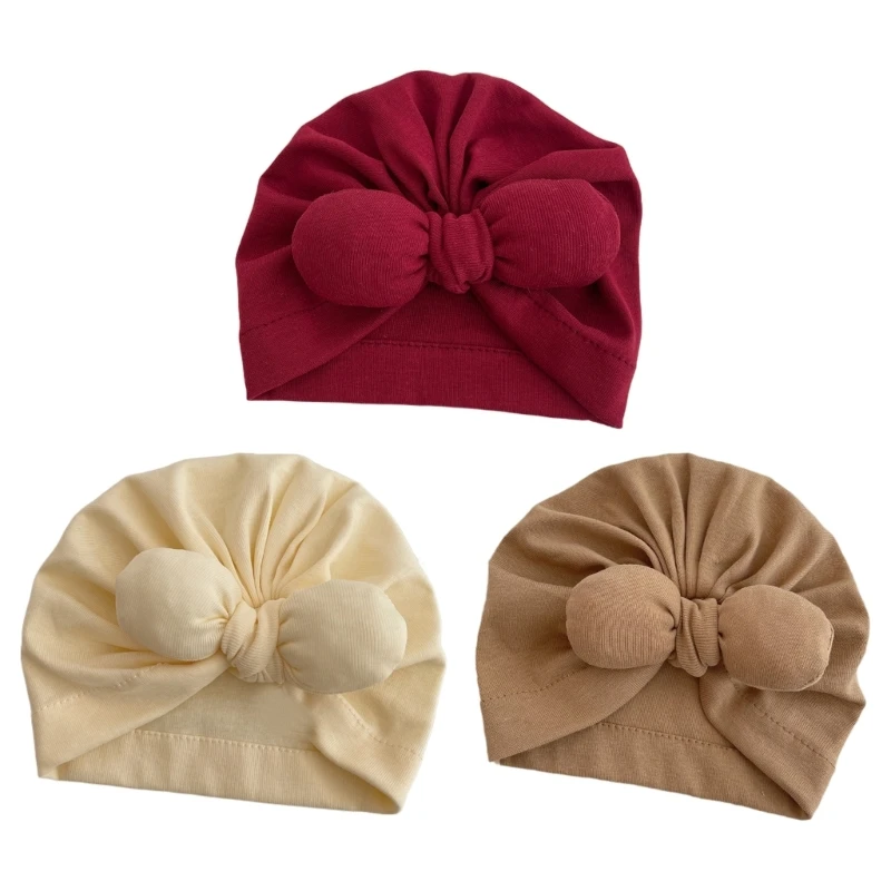 

Богемная шапка с узлом, модные повязки на голову, модная шапка-тюрбан, подарок для новорожденных 69HE