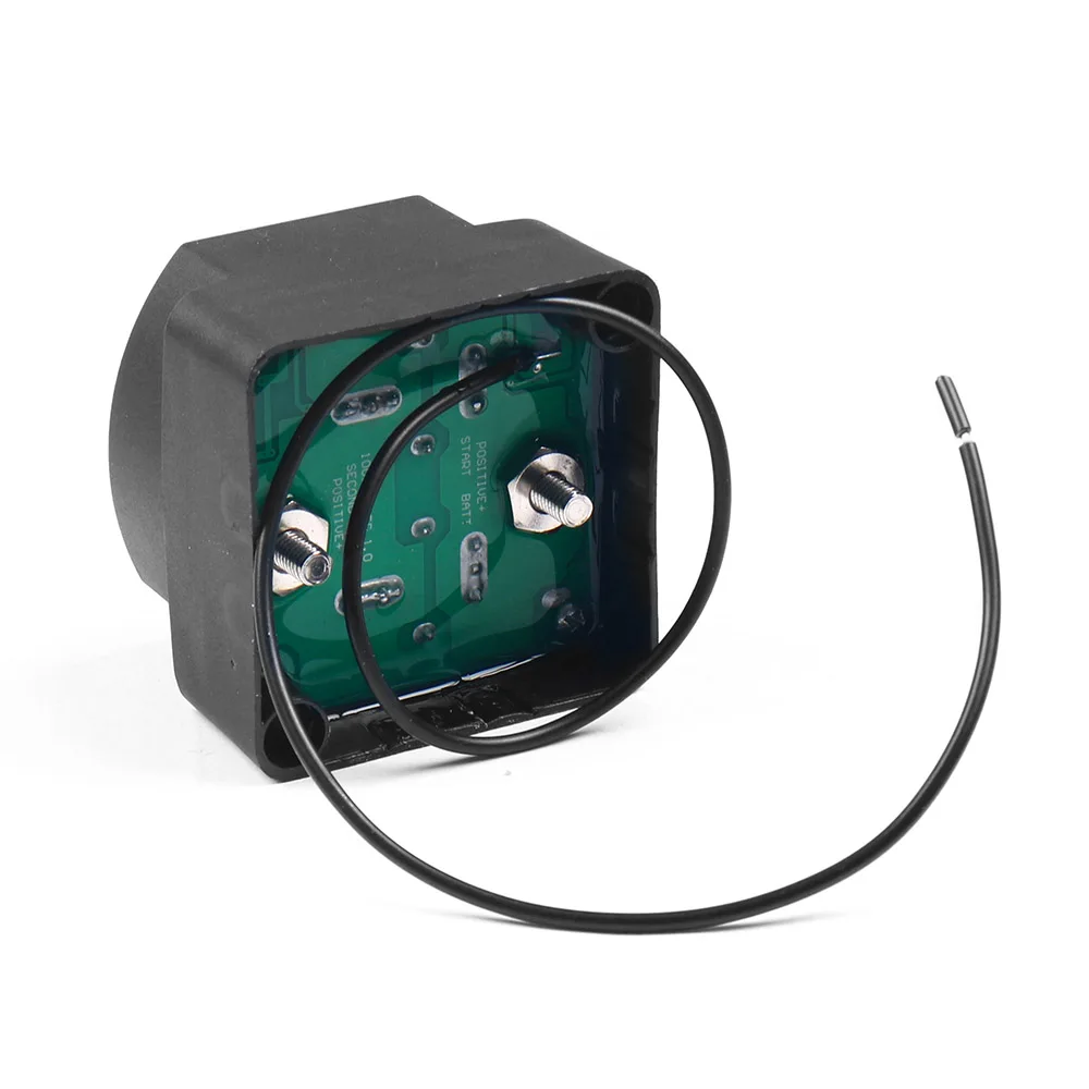 Kit Isolatore Batteria Doppia 12 V 140 Amp 20 piedi 13.3 mm² (6 AWG), Relè VSR Manuale e Automatico Sensibile alla Tensione, Schermo LCD, Isolatore Compatibile con Batterie al Litio, per UTV, ATV | IT